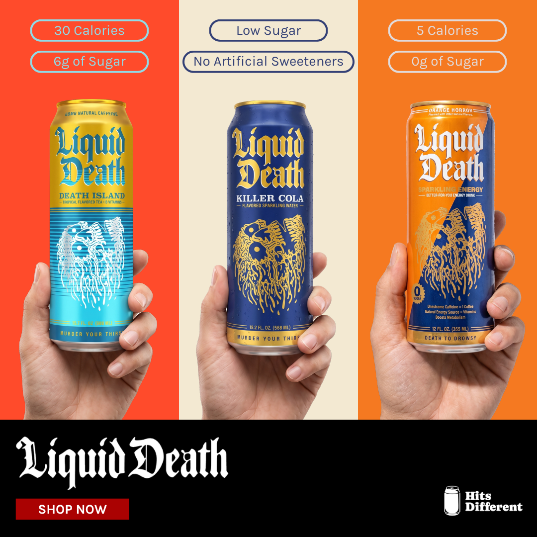 Liquid Death Promo 1 1 HDA — static ad creative