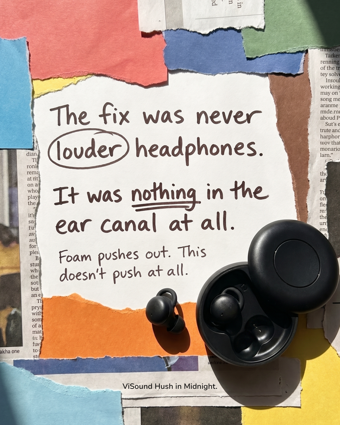 HUSH 10 the marker note — static ad creative