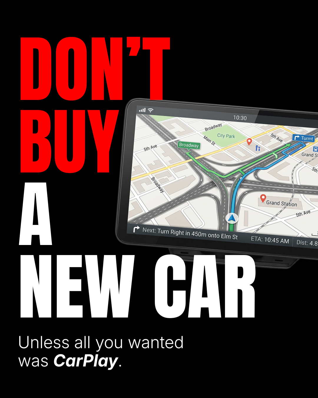 VIDRIVE 12 don t buy a new car — static ad creative