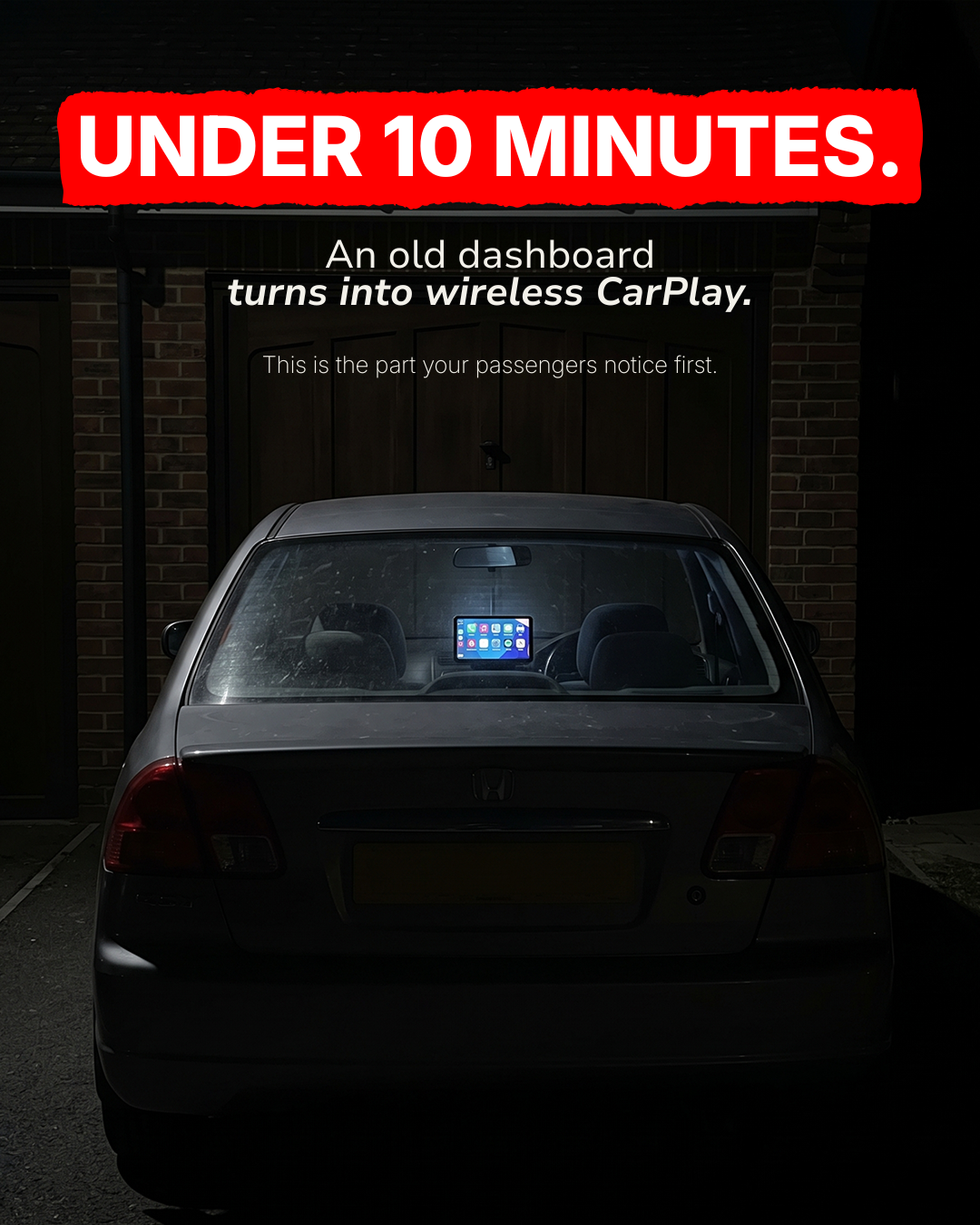 VIDRIVE 10 ten minutes — static ad creative