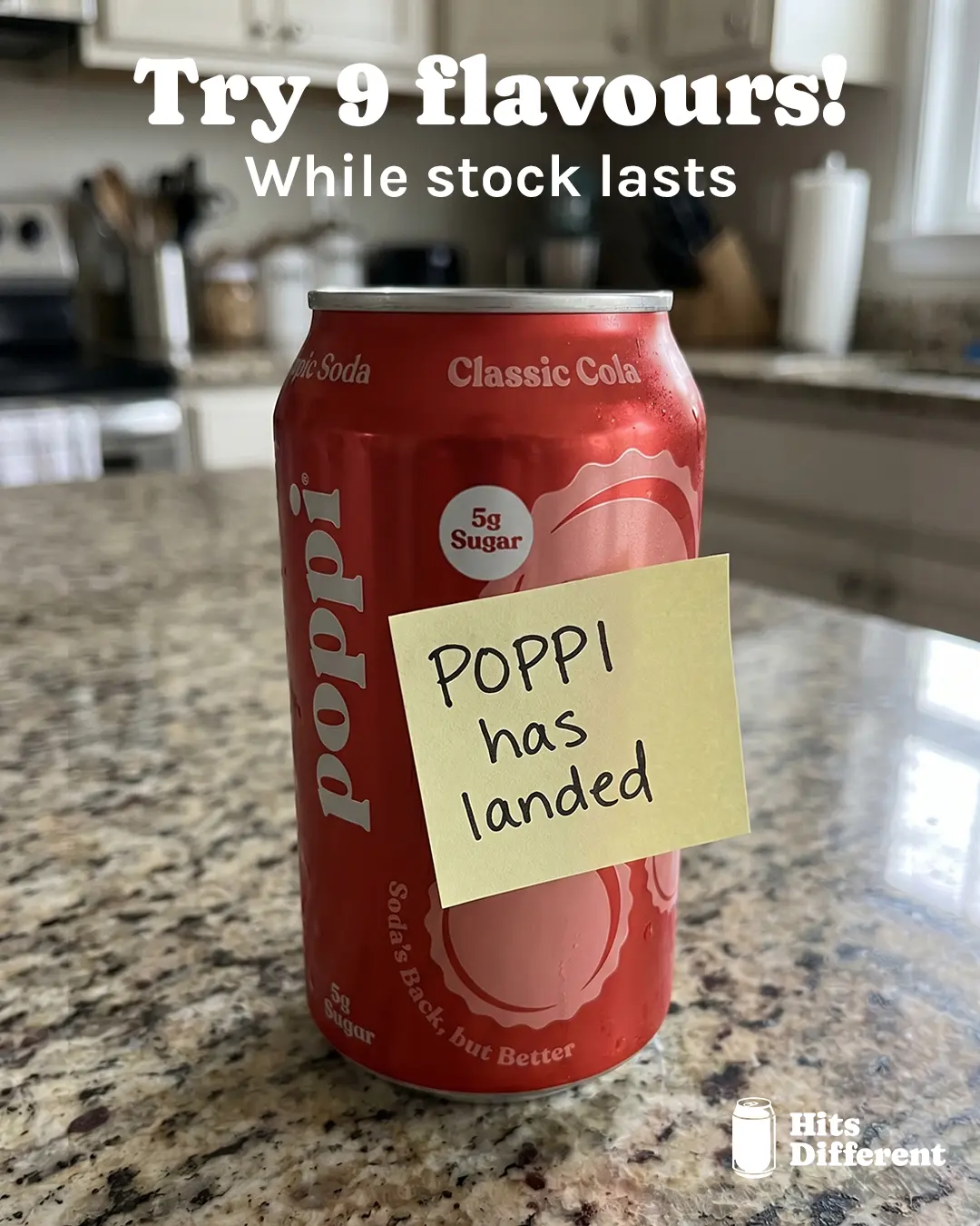 Poppi Has Landed v1.1 4 5 AUS — static ad creative