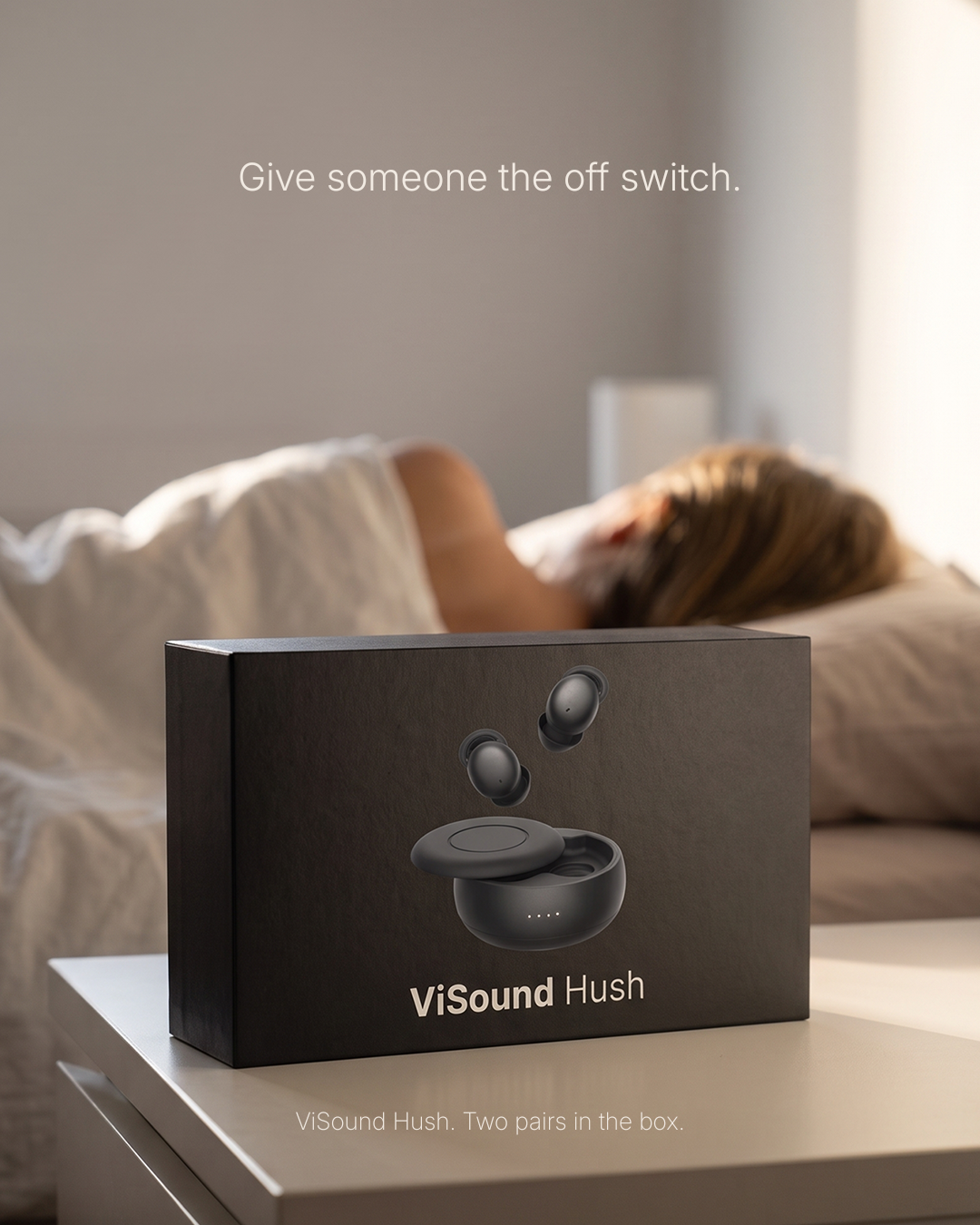 HUSH 03 the box on the floor — static ad creative